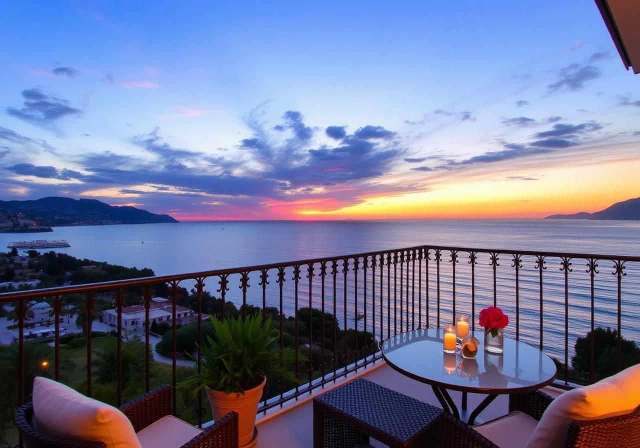 Hôtel Bel Rive — suite vue mer